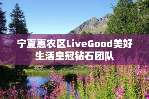 宁夏惠农区LiveGood美好生活皇冠钻石团队