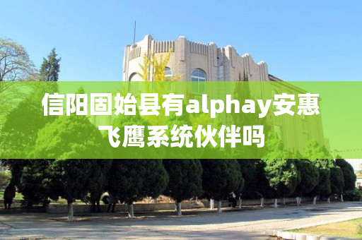 信阳固始县有alphay安惠飞鹰系统伙伴吗