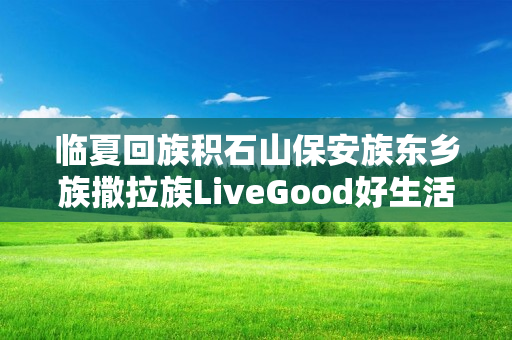 临夏回族积石山保安族东乡族撒拉族LiveGood好生活皇冠钻石团队