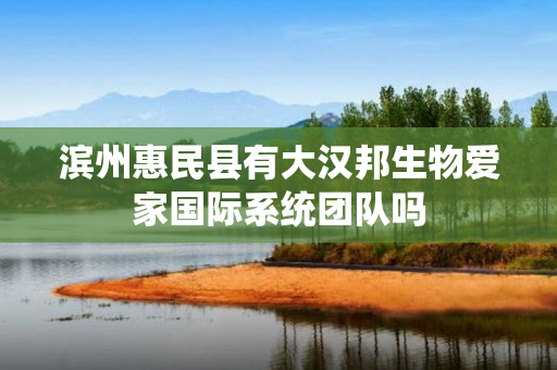 滨州惠民县有大汉邦生物爱家国际系统团队吗