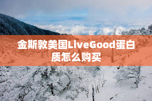 金斯敦美国LiveGood蛋白质怎么购买