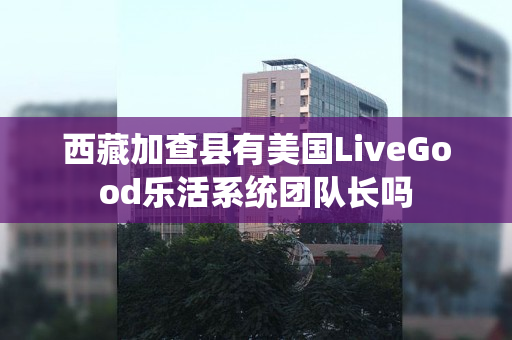 西藏加查县有美国LiveGood乐活系统团队长吗