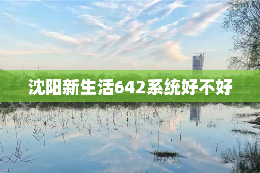 沈阳新生活642系统好不好