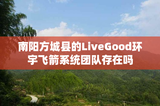 南阳方城县的LiveGood环宇飞箭系统团队存在吗