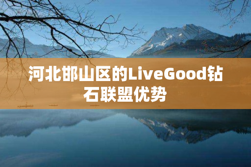 河北邯山区的LiveGood钻石联盟优势