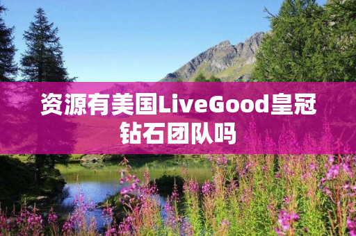 资源有美国LiveGood皇冠钻石团队吗