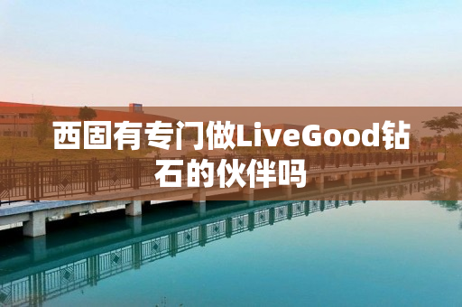 西固有专门做LiveGood钻石的伙伴吗