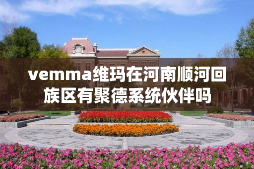 vemma维玛在河南顺河回族区有聚德系统伙伴吗