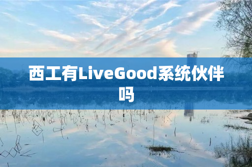 西工有LiveGood系统伙伴吗