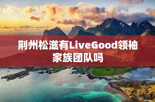 荆州松滋有LiveGood领袖家族团队吗