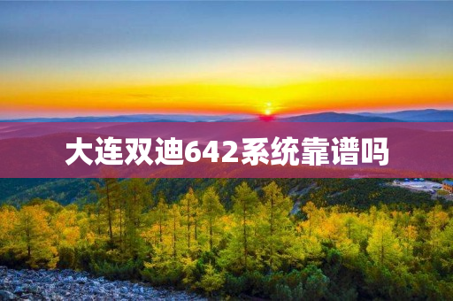 大连双迪642系统靠谱吗