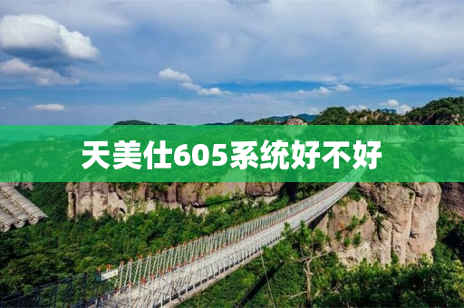 天美仕605系统好不好