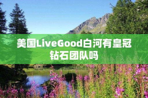 美国LiveGood白河有皇冠钻石团队吗