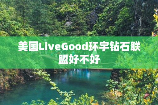 美国LiveGood环宇钻石联盟好不好