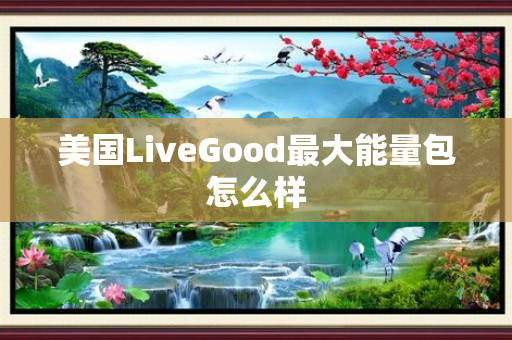 美国LiveGood最大能量包怎么样