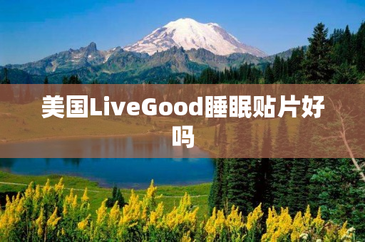 美国LiveGood睡眠贴片好吗