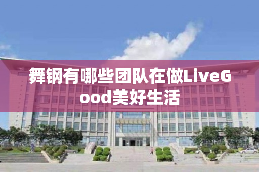 舞钢有哪些团队在做LiveGood美好生活