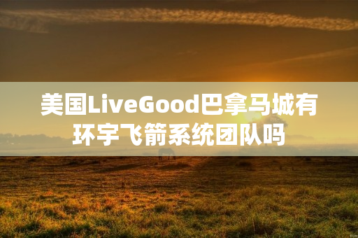 美国LiveGood巴拿马城有环宇飞箭系统团队吗