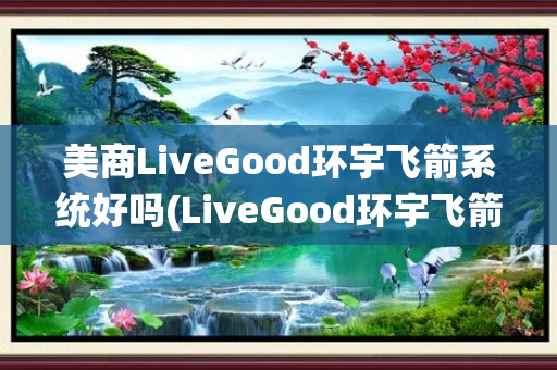 美商LiveGood环宇飞箭系统好吗(LiveGood环宇飞箭系统)