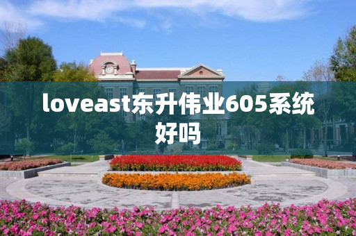 loveast东升伟业605系统好吗