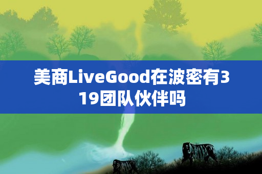 美商LiveGood在波密有319团队伙伴吗