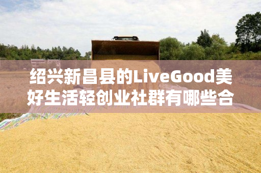 绍兴新昌县的LiveGood美好生活轻创业社群有哪些合作机会