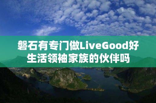 磐石有专门做LiveGood好生活领袖家族的伙伴吗