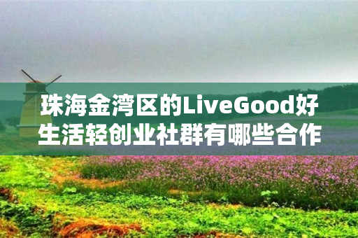 珠海金湾区的LiveGood好生活轻创业社群有哪些合作机会