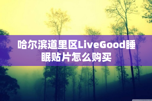 哈尔滨道里区LiveGood睡眠贴片怎么购买