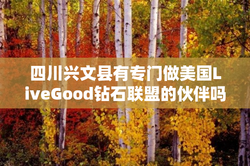 四川兴文县有专门做美国LiveGood钻石联盟的伙伴吗