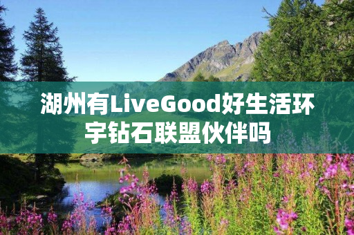 湖州有LiveGood好生活环宇钻石联盟伙伴吗