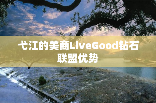 弋江的美商LiveGood钻石联盟优势