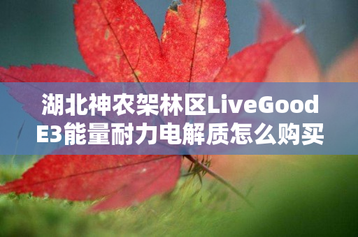 湖北神农架林区LiveGoodE3能量耐力电解质怎么购买