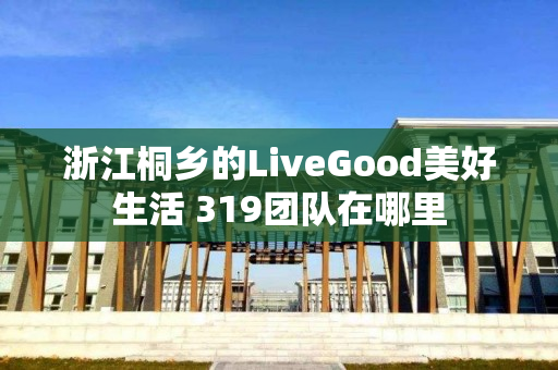 浙江桐乡的LiveGood美好生活 319团队在哪里