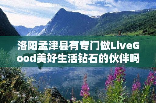 洛阳孟津县有专门做LiveGood美好生活钻石的伙伴吗