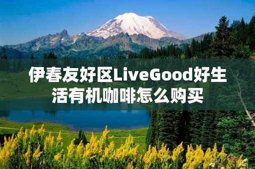 伊春友好区LiveGood好生活有机咖啡怎么购买