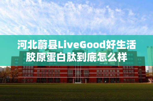 河北蔚县LiveGood好生活胶原蛋白肽到底怎么样