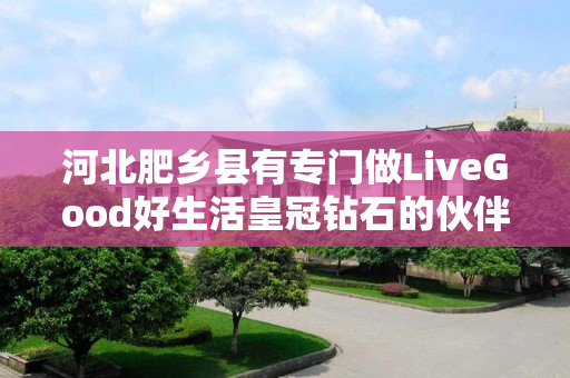 河北肥乡县有专门做LiveGood好生活皇冠钻石的伙伴吗