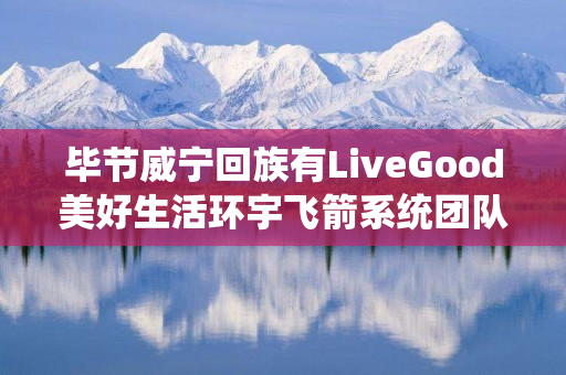 毕节威宁回族有LiveGood美好生活环宇飞箭系统团队长吗