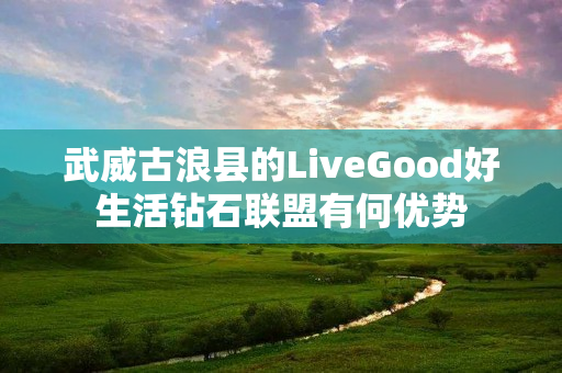 武威古浪县的LiveGood好生活钻石联盟有何优势