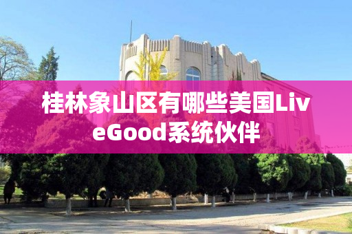 桂林象山区有哪些美国LiveGood系统伙伴