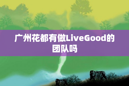 广州花都有做LiveGood的团队吗