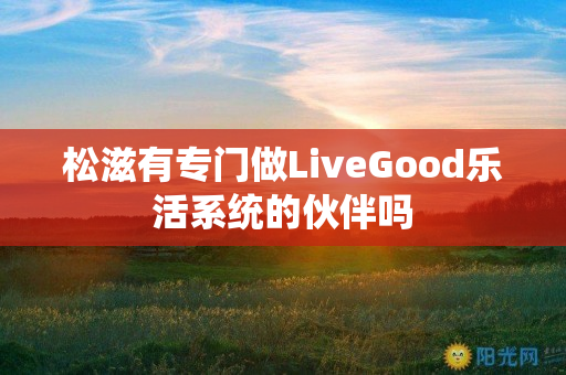 松滋有专门做LiveGood乐活系统的伙伴吗