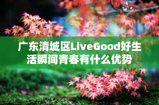 广东清城区LiveGood好生活瞬间青春有什么优势