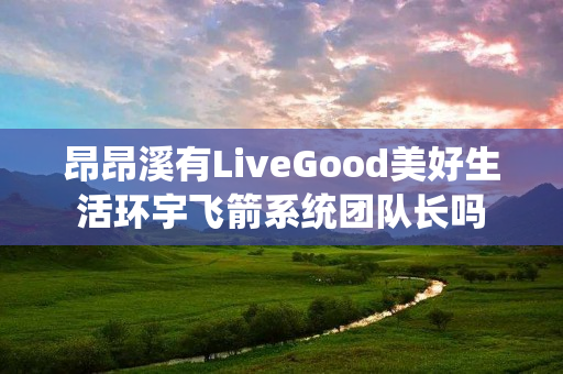 昂昂溪有LiveGood美好生活环宇飞箭系统团队长吗