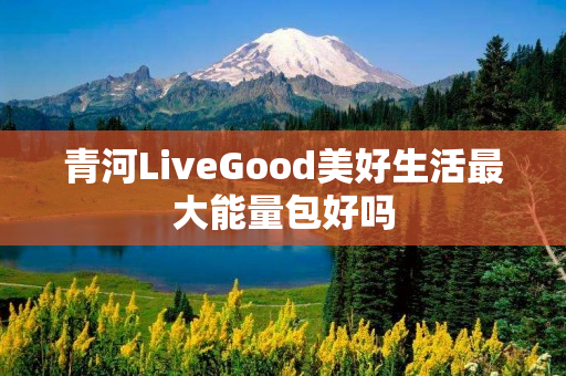 青河LiveGood美好生活最大能量包好吗