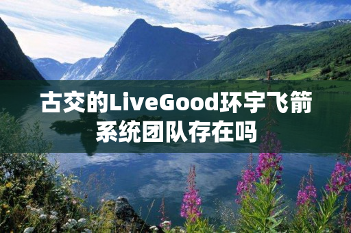 古交的LiveGood环宇飞箭系统团队存在吗