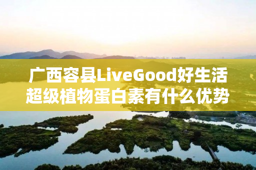 广西容县LiveGood好生活超级植物蛋白素有什么优势