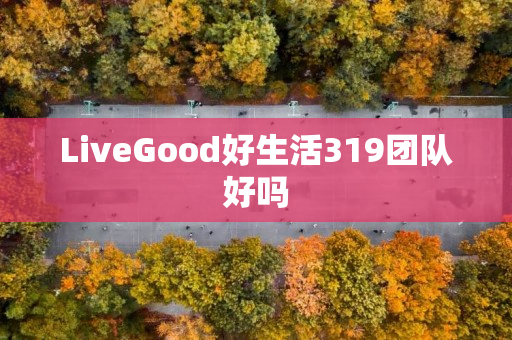 LiveGood好生活319团队好吗