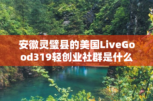 安徽灵璧县的美国LiveGood319轻创业社群是什么